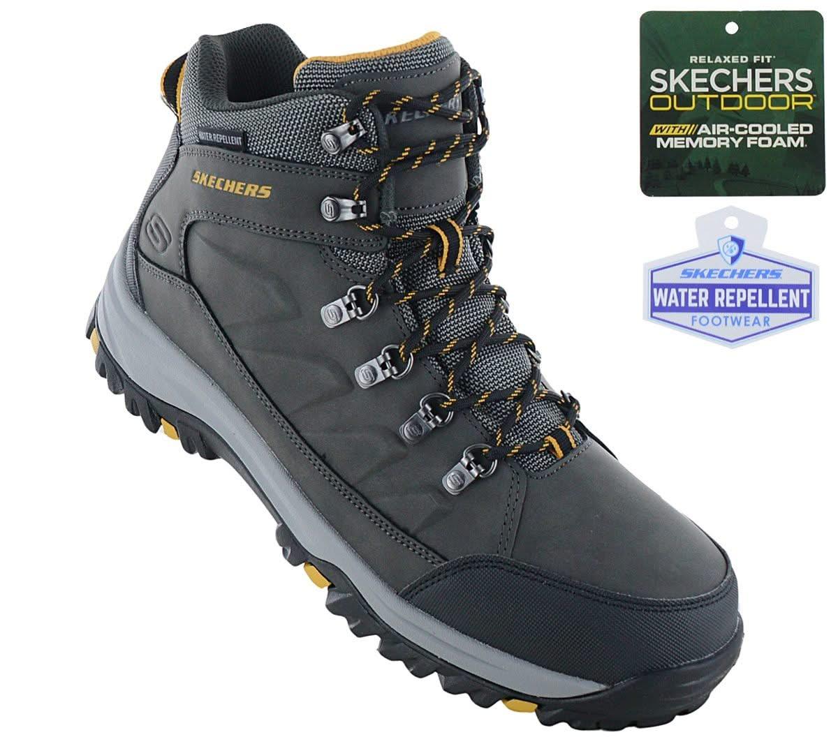 Skechers Relaxed - Fit: Relment - Daggett - Herren Wanderschuhe Grau 204642 - CHAR - Brandstyle24