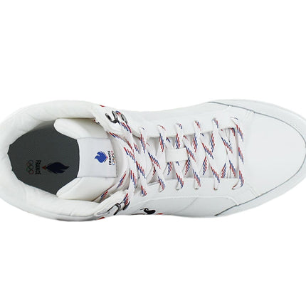 LCS Le Coq Sportif Court Arena Mid - Frankrijk Olympisch - Herenschoenen Leer Wit 2121268