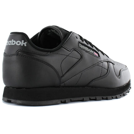 Reebok Classic Leather - Herren Sneakers Schuhe Leder Schwarz 2267