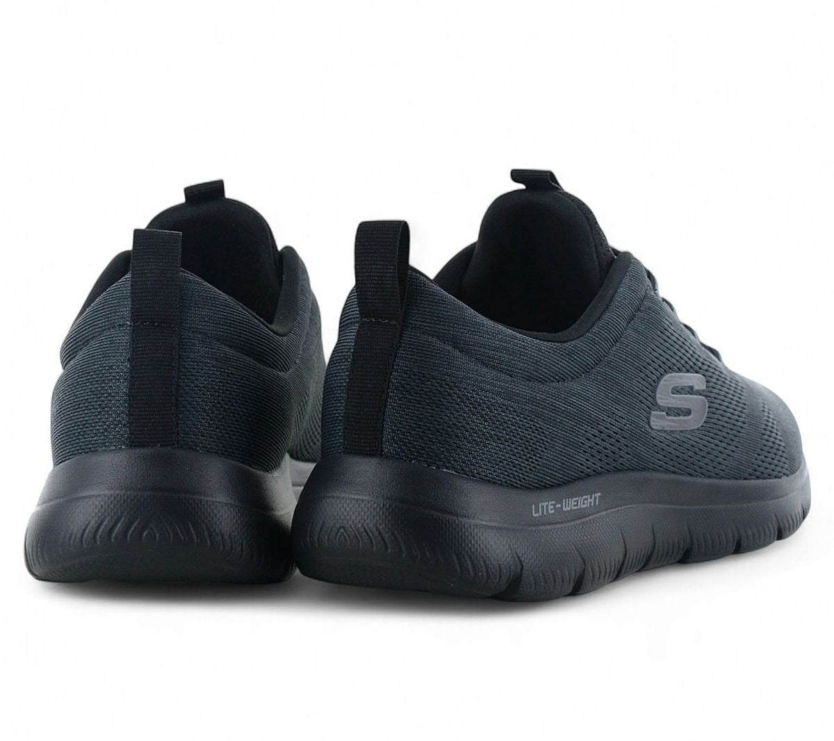 Skechers Summits Louvin Men's Slip-On Shoes Sneakers Black 232186-BB