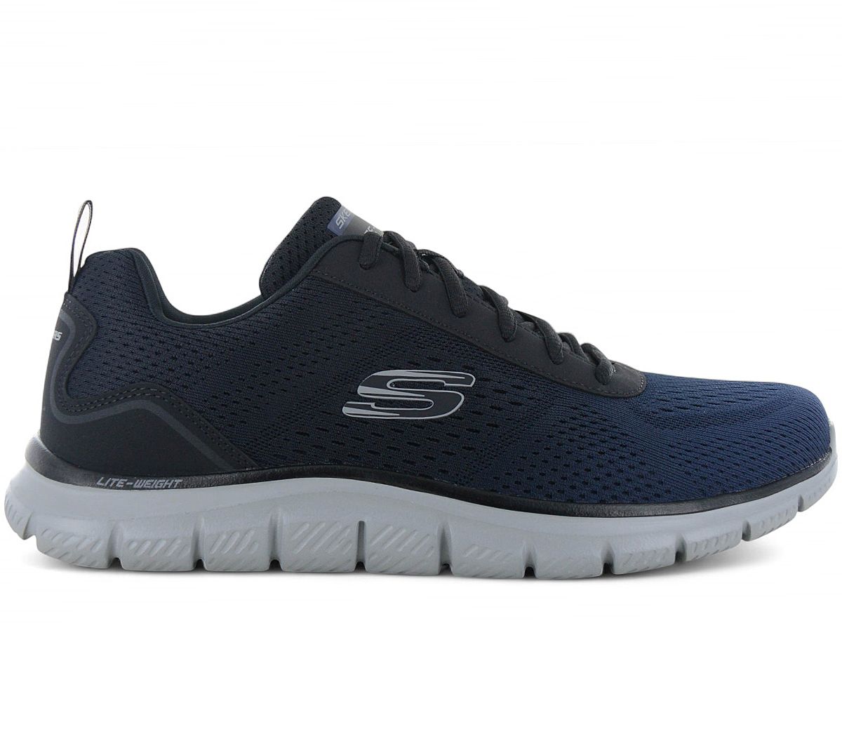Skechers Track Ripkent - Herren Sneakers Schuhe Blau-Schwarz 232399-NVBK