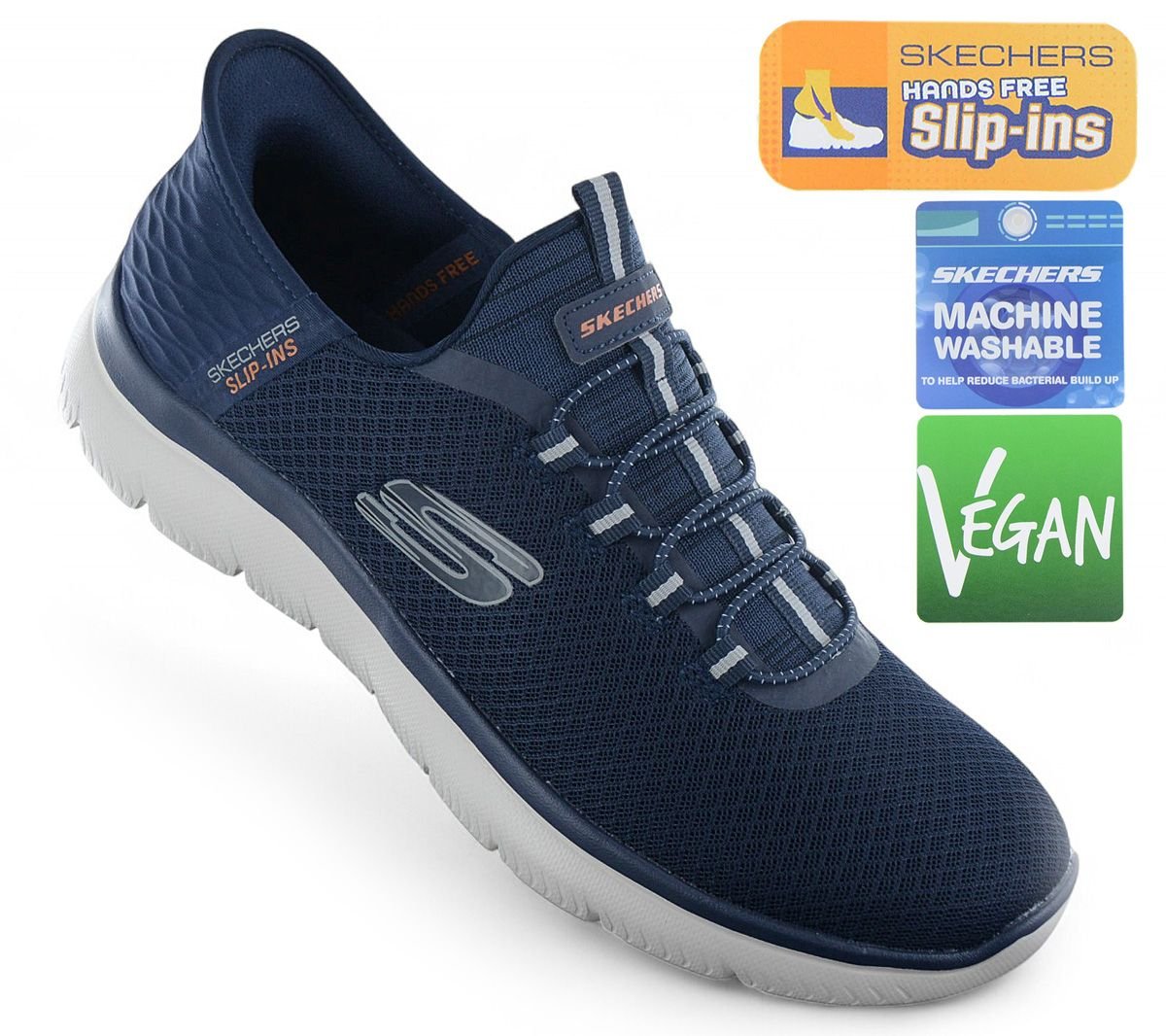 Skechers Slip - ins Summits - High Range - Herren Schuhe Sneakers Blau 232457 - NVY - Brandstyle24