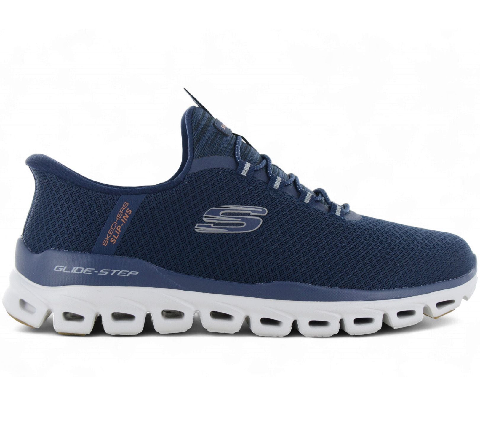 Skechers Slip-ins: Glide-Step - Noxus - Herren Sneakers Schuhe Blau 233010-NVY
