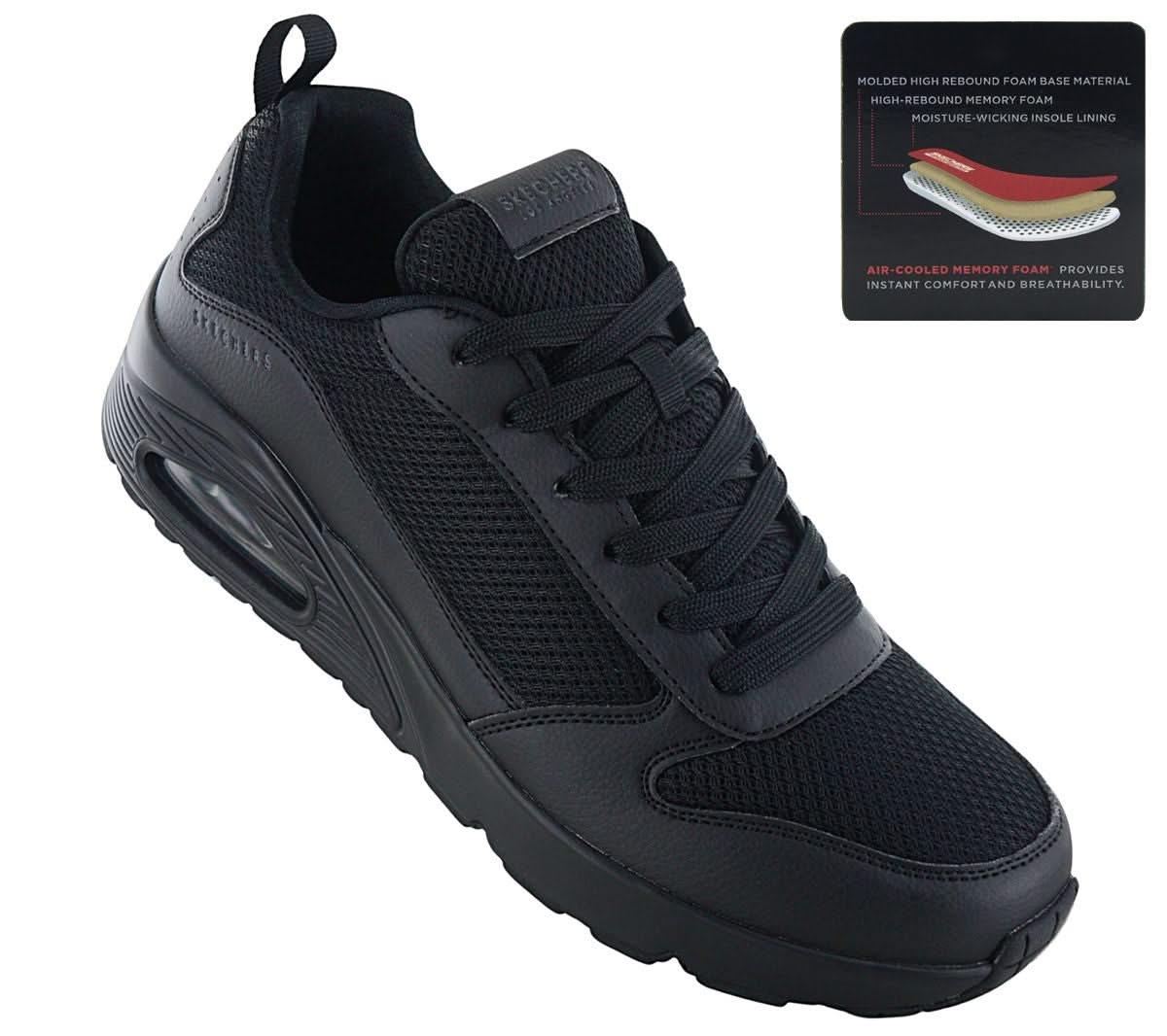 Skechers Uno Fastime - Herren Sneakers Schuhe Schwarz 237016 - BBK - Brandstyle24