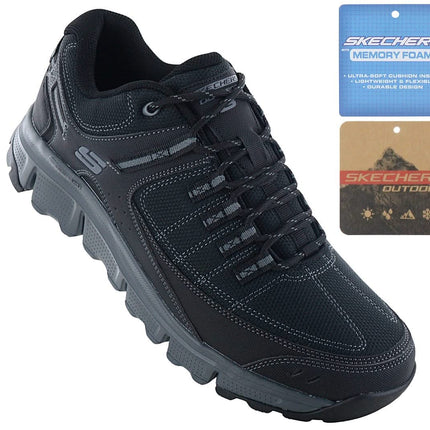 Skechers Summits AT - Upper Draft - Men's Outdoor Shoes Sneakers Black 237620-BKCC