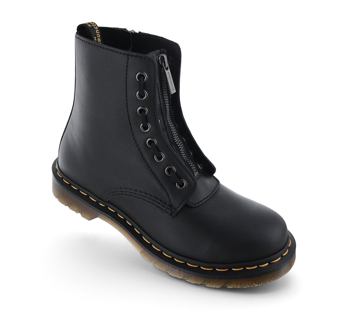 Dr. Doc Martens 1460 Pascal Nappa Zip - Damen Boots Stiefel Leder Schwarz 23863001