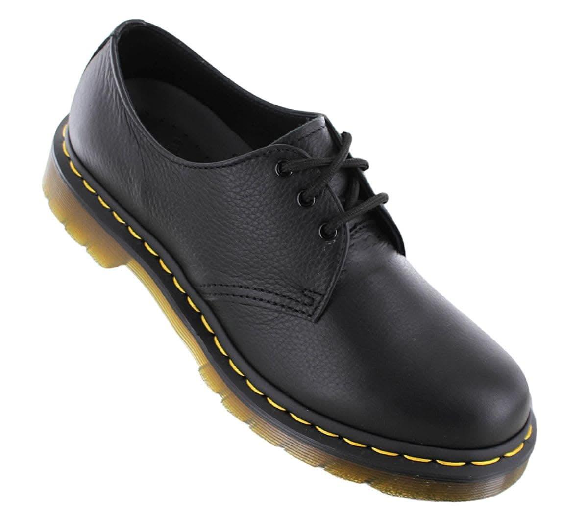 DR. DOC MARTENS 1461 Virginia - Damen Oxford Schuhe Leder Schwarz 24256001 - Brandstyle24