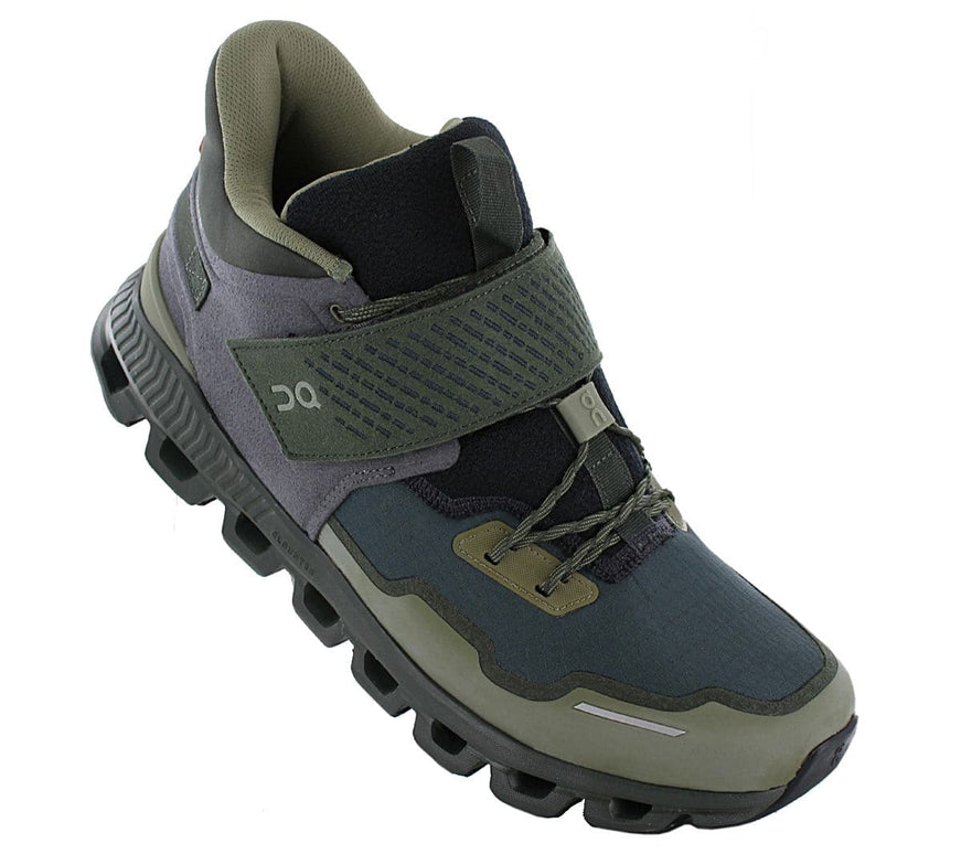 ON Running Cloud Hi Edge Defy - Men's Shoes Green-Black 28.99159