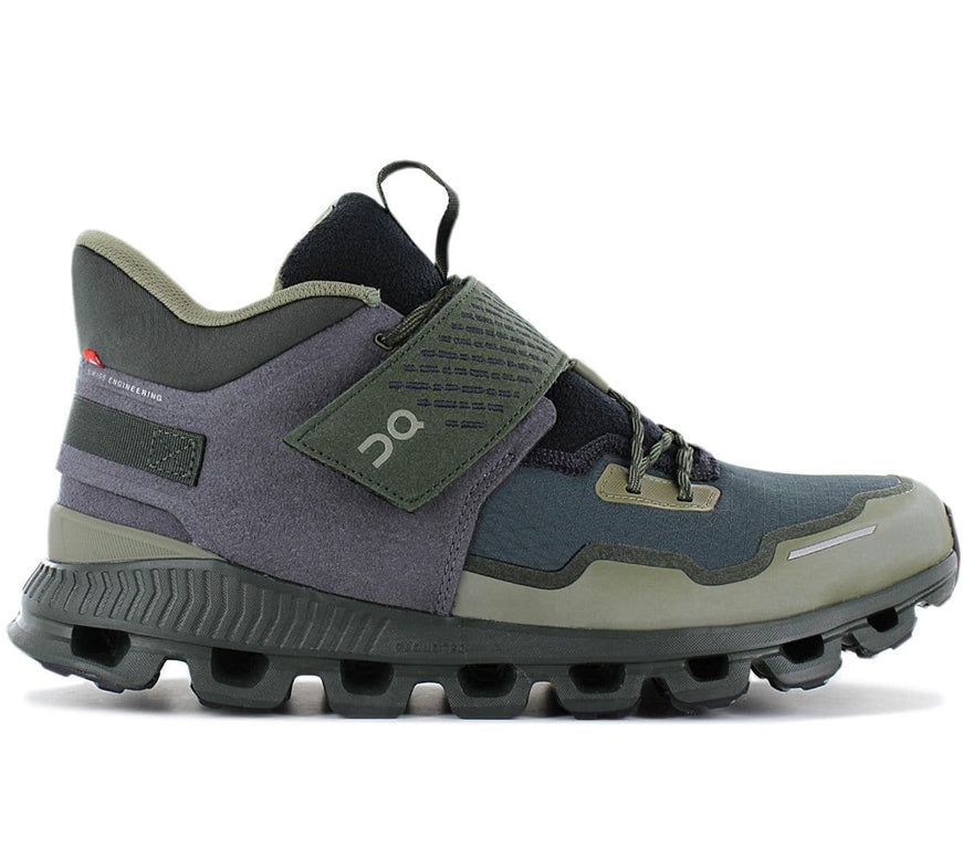 ON Running Cloud Hi Edge Defy - Chaussures Pour Hommes Vert-Noir 28.99159