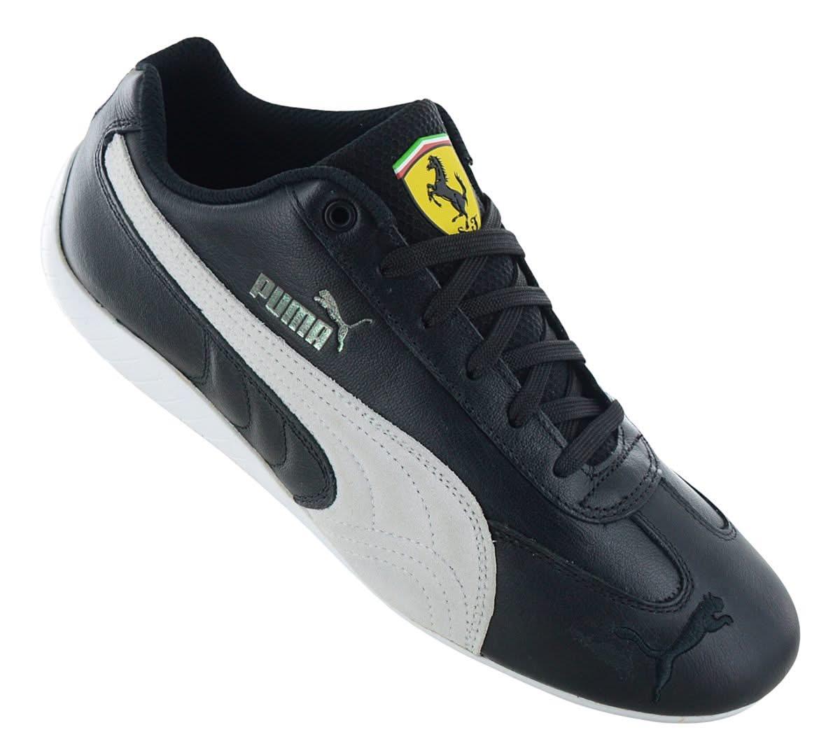 PUMA x Scuderia Ferrari - Speedcat Leather - Herren Sneakers Schuhe Leder Schwarz 307514 - 01 - Brandstyle24