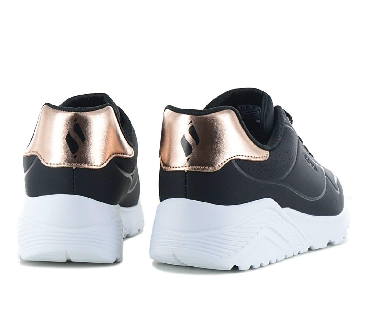 Skechers Uno Lite - Metallic Mode - Damen Sneakers Schuhe Schwarz 310384L - BLK - Brandstyle24