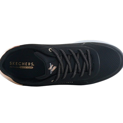 Skechers Uno Lite - Metallic Fashion - Sneakers Dames Zwart 310384L-BLK