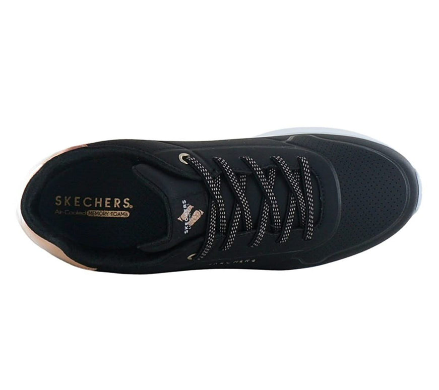 Skechers Uno Lite - Metallic Fashion - Women's Sneakers Shoes Black 310384L-BLK