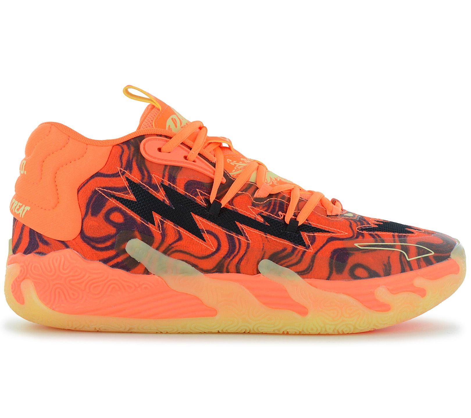PUMA MB.03 Halloween - LaMelo Ball - Herren Sneakers Basketball Schuhe Orange 311176-01