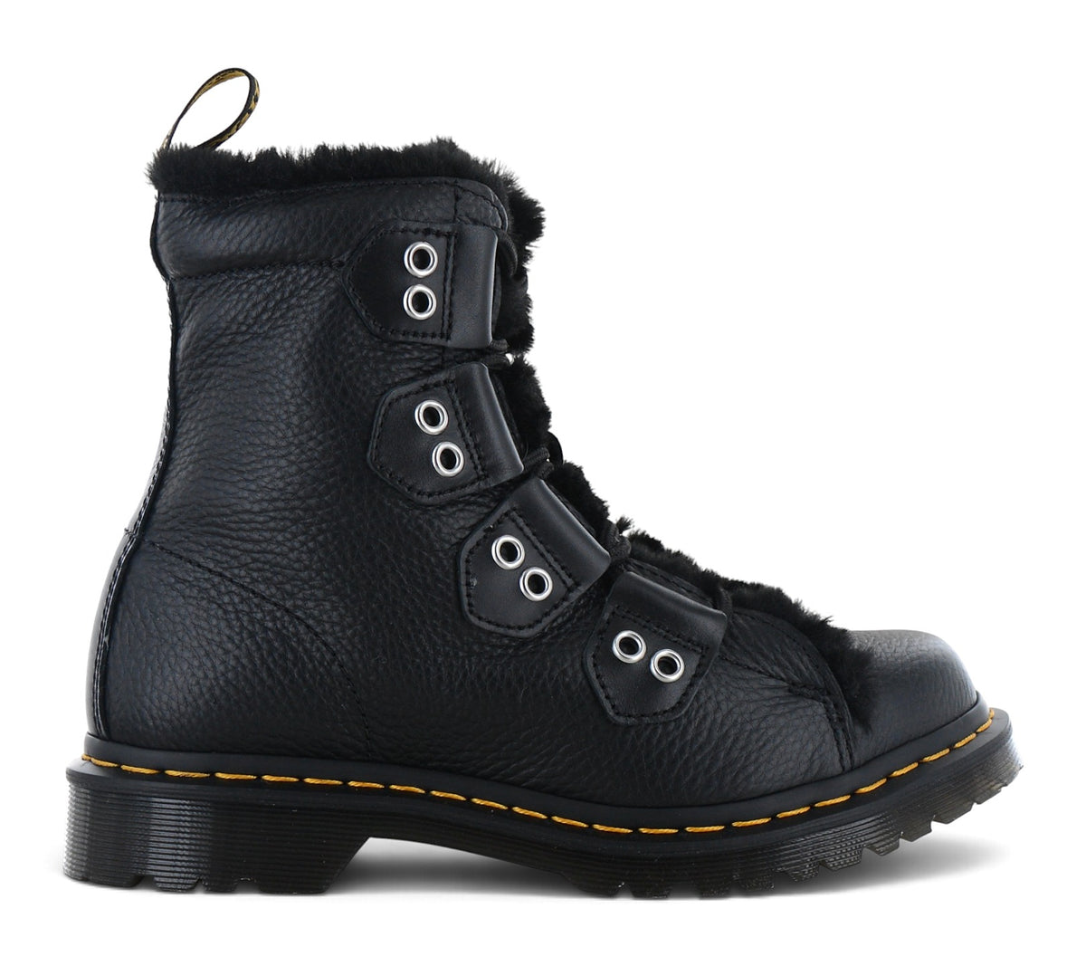Dr. Doc Martens 1460 LTT FL - Damen Winter Stiefel Warmfutter Schwarz 31876001