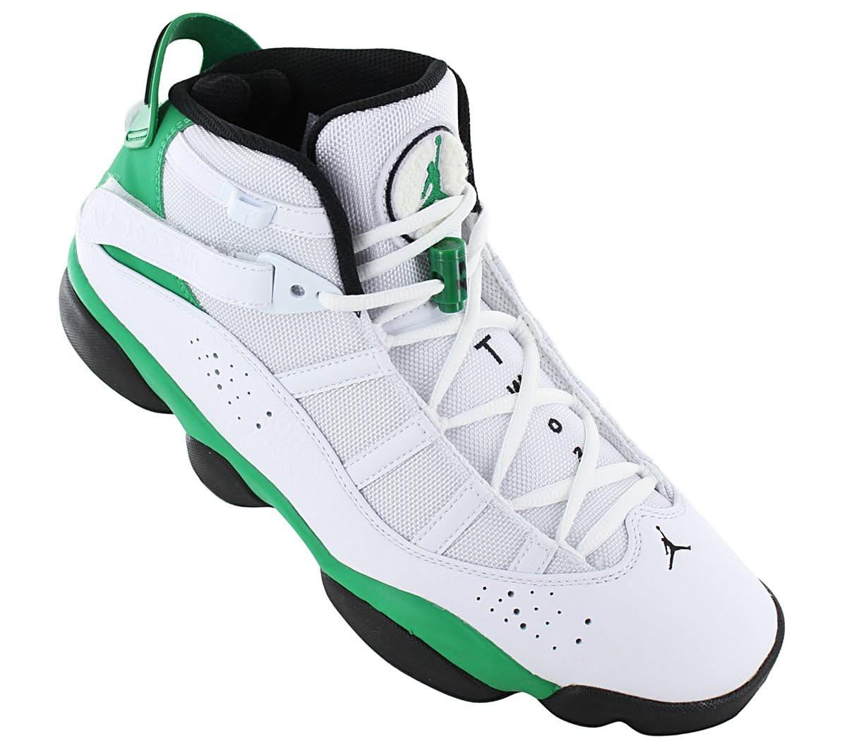 Air Jordan 6 Rings - Lucky Green - Herren Sneakers Basketballschuhe Weiß 322992 - 131 - Brandstyle24