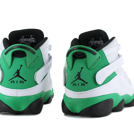 Air Jordan 6 Rings - Lucky Green - Zapatillas de deporte para hombre Zapatillas de baloncesto blancas 322992-131