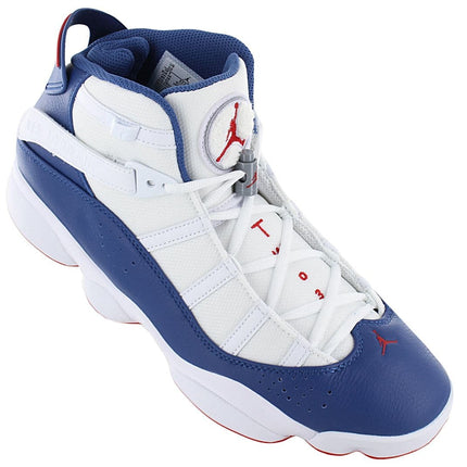 Air Jordan 6 Rings - Chaussures de basket-ball pour hommes Blanc 322992-140