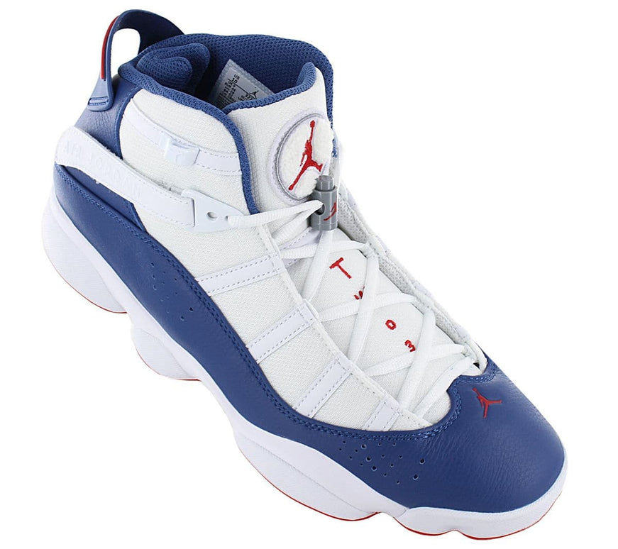 Air Jordan 6 Rings - Chaussures de basket-ball pour hommes Blanc 322992-140