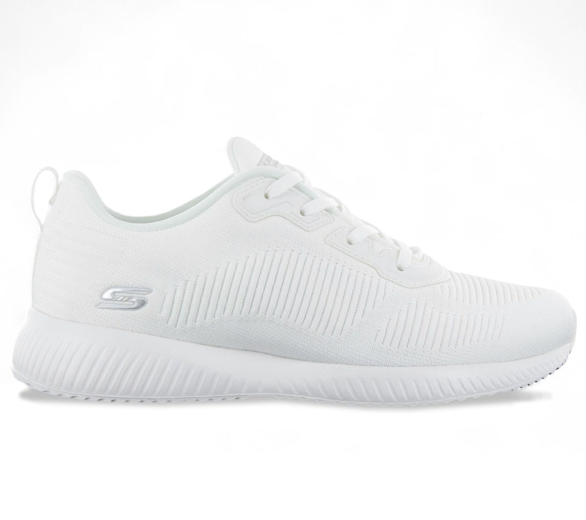 Skechers Bobs Squad - Damen Schuhe Sneakers Weiß 32504-WHT