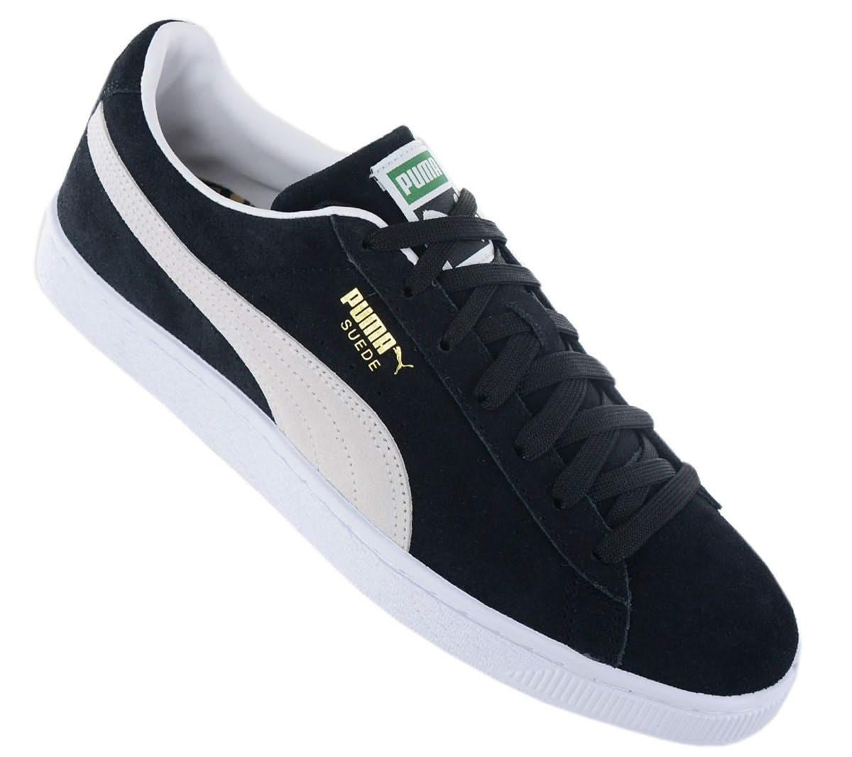 Puma Suede Classic XXI Men's Sneakers Shoes Leather Black 374915-01