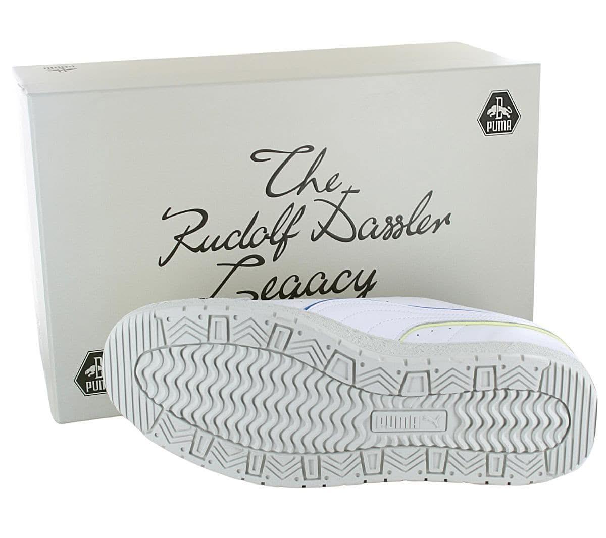 Puma Ralph Sampson 70 Lo - Rudolf Dassler Legacy - Herren Schuhe Leder Weiß 374968 - 01 - Brandstyle24