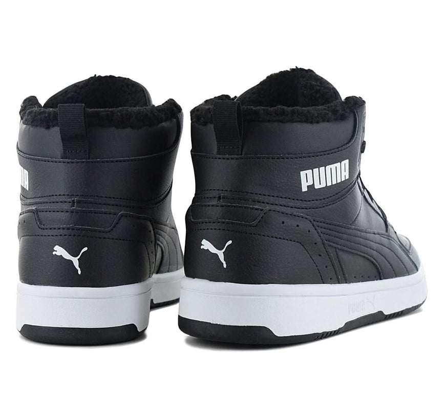 Puma Rebound Joy Fur - Scarpe invernali da uomo Scarpe da ginnastica foderate Nere 375576-01