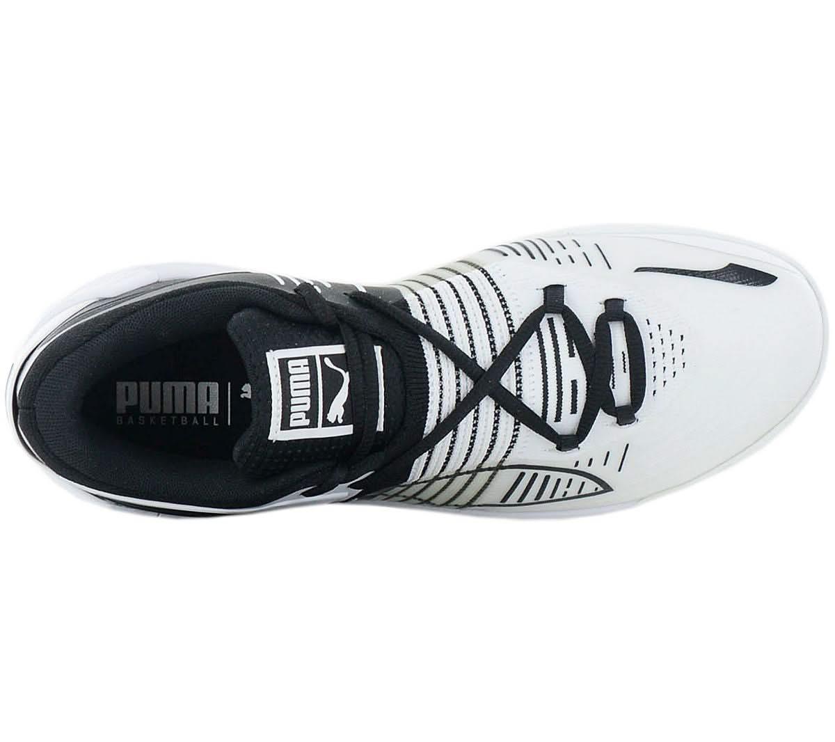 Puma Fusion Nitro - Herren Sneakers Basketball Schuhe Weiß 376639 - 01 - Brandstyle24