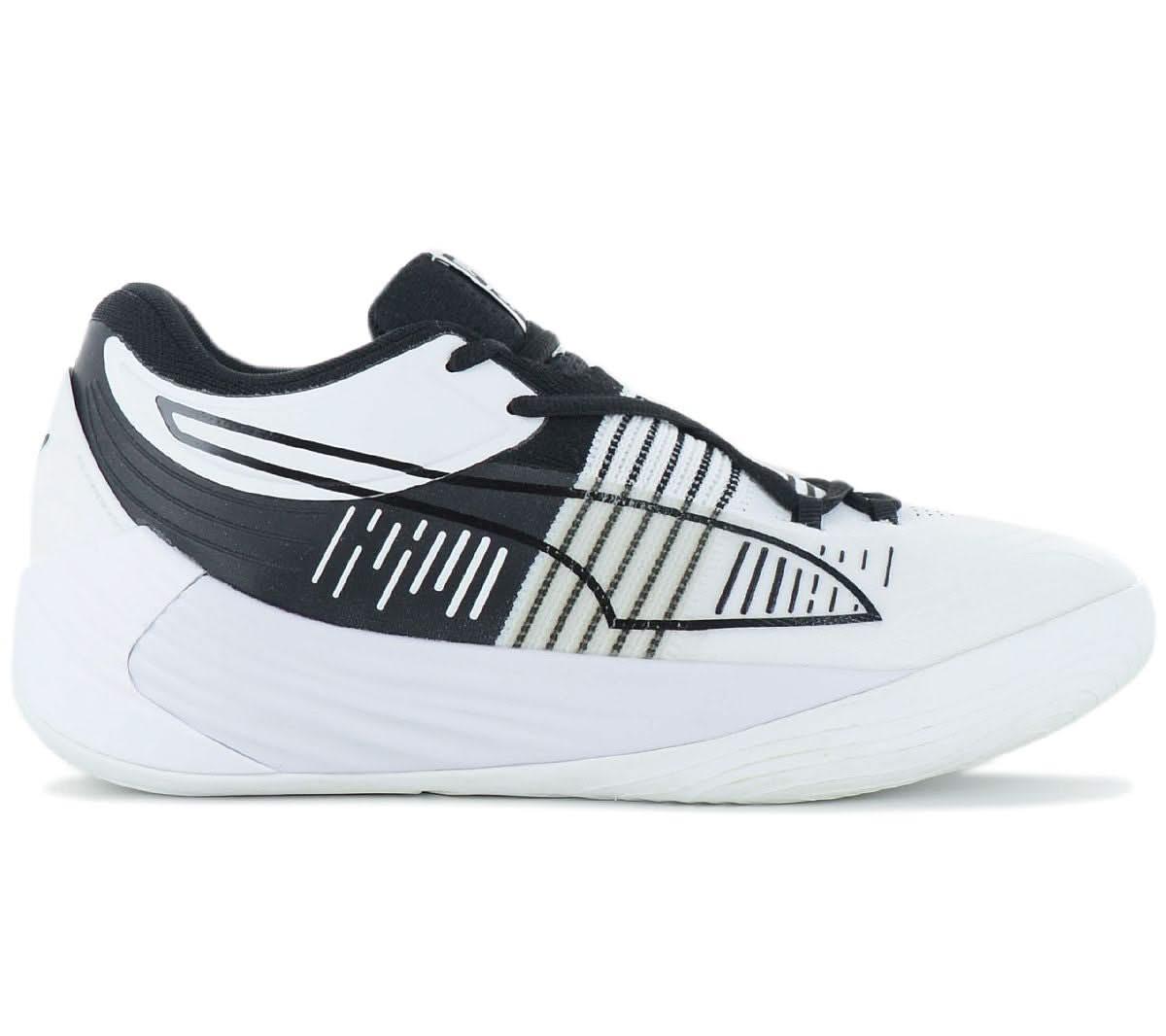 Puma Fusion Nitro - Herren Sneakers Basketball Schuhe Weiß 376639 - 01 - Brandstyle24