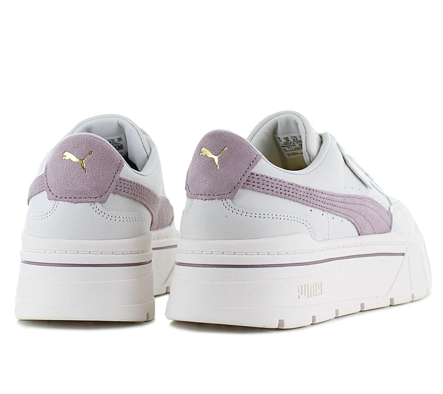 PUMA Mayze Stack Premium (W) - Damen Platform Schuhe Sneakers Weiß 384421-01