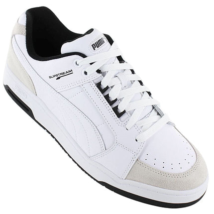PUMA Slipstream Lo Retro - Herren Sneakers Schuhe Leder Weiß 384692-05