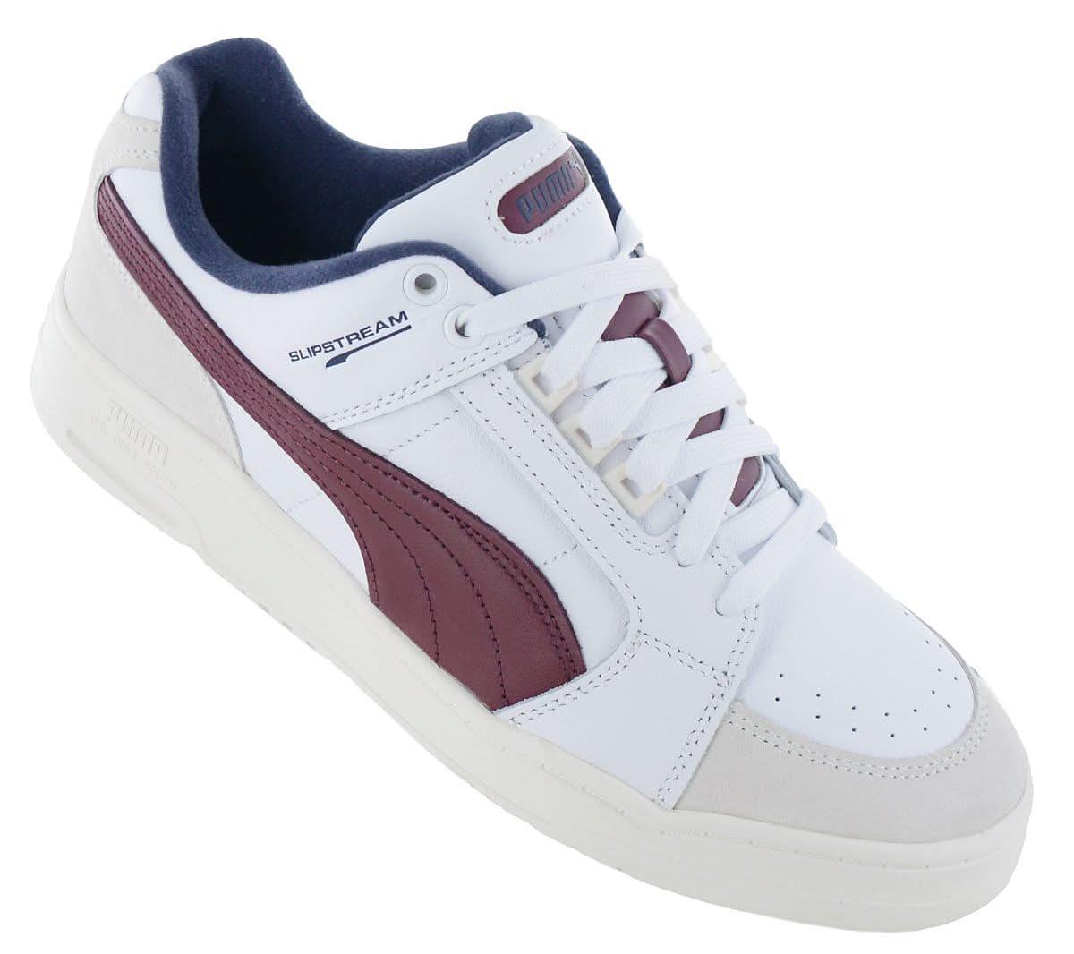 PUMA Slipstream Lo Retro - Herren Sneakers Schuhe Leder Weiß 384692 - 10 - Brandstyle24