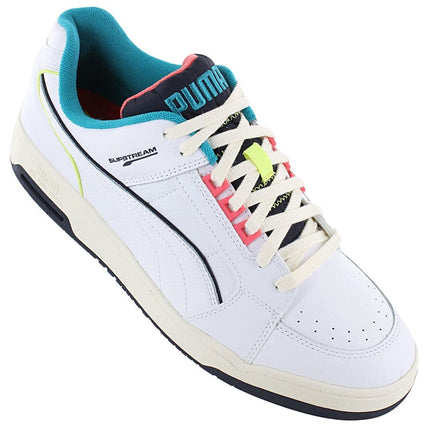 Puma Slipstream Lo STB - Chaussures Baskets Homme Cuir Blanc 386341-01