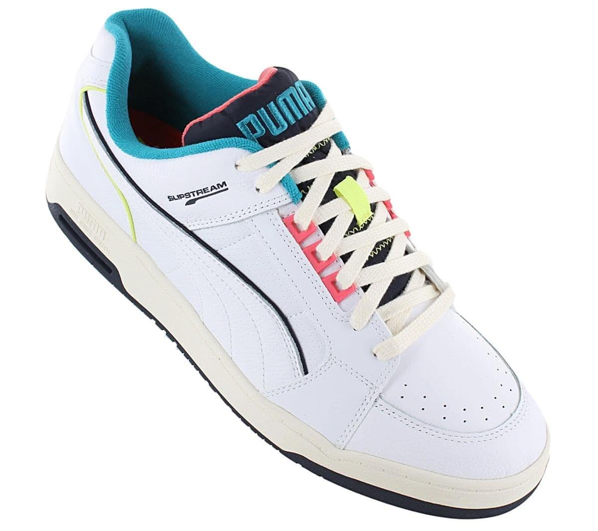 Puma Slipstream Lo STB - Herren Sneakers Schuhe Leder Weiß 386341 - 01 - Brandstyle24