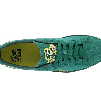 Puma Clyde Super - Heren Sneakers Schoenen Leer Groen 386349-01