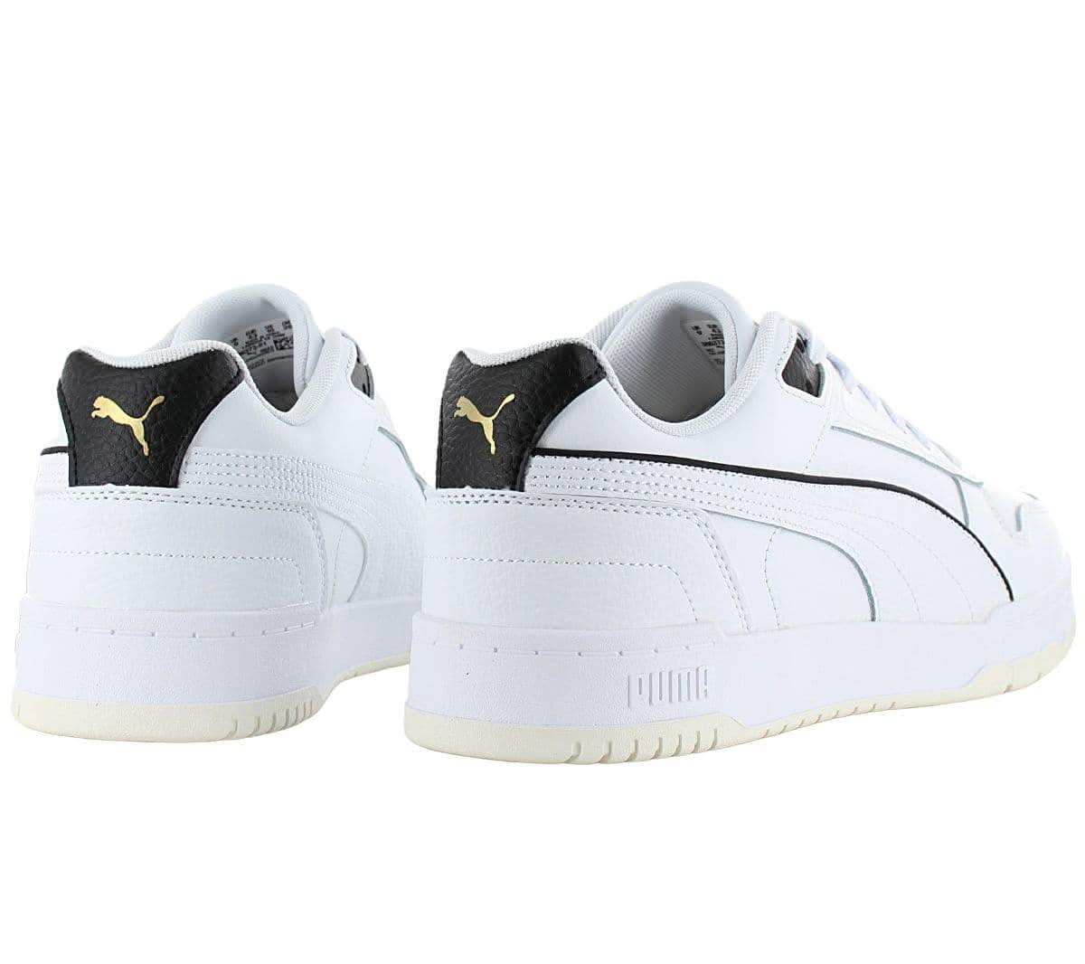 Puma Rebound RBD GAME Low - Herren Schuhe Leder Weiß 386373 - 01 - Brandstyle24