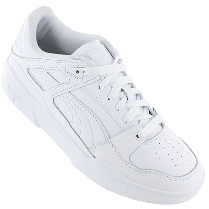 Puma Slipstream Leather - Chaussures Homme Cuir Blanc 387544-02