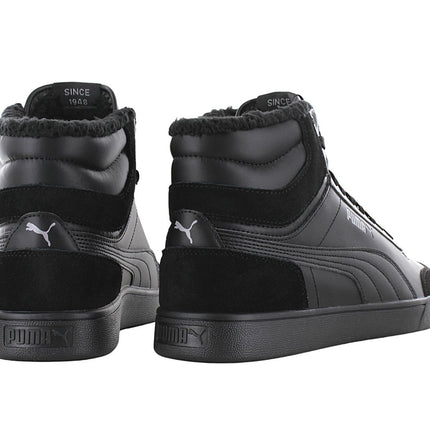 PUMA Shuffle Mid Fur - Wintersneakers voor heren gevoerd, 387609-01 Zwart