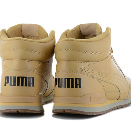 PUMA ST Runner V3 Mid Leather - Men's Winter Sneakers Shoes Leather Beige 387638-05