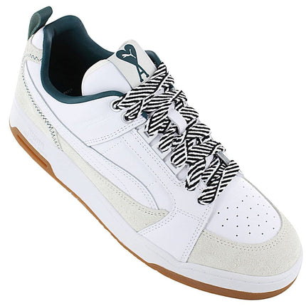 Puma x AMI Paris - Slipstream Lo 2 - Heren Sneakers Schoenen Leer Wit 387703-01