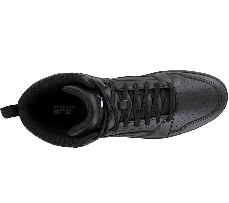 Puma Rebound V6 Mid - Chaussures de basket-ball pour hommes Noir 392326-12