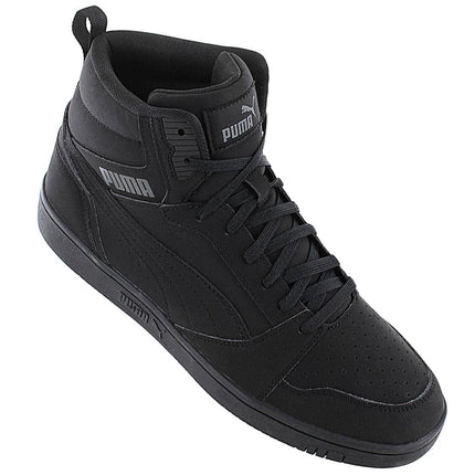 Puma Rebound V6 Mid Buck - Herren Sneakers Basketball Schuhe Schwarz 393580-01
