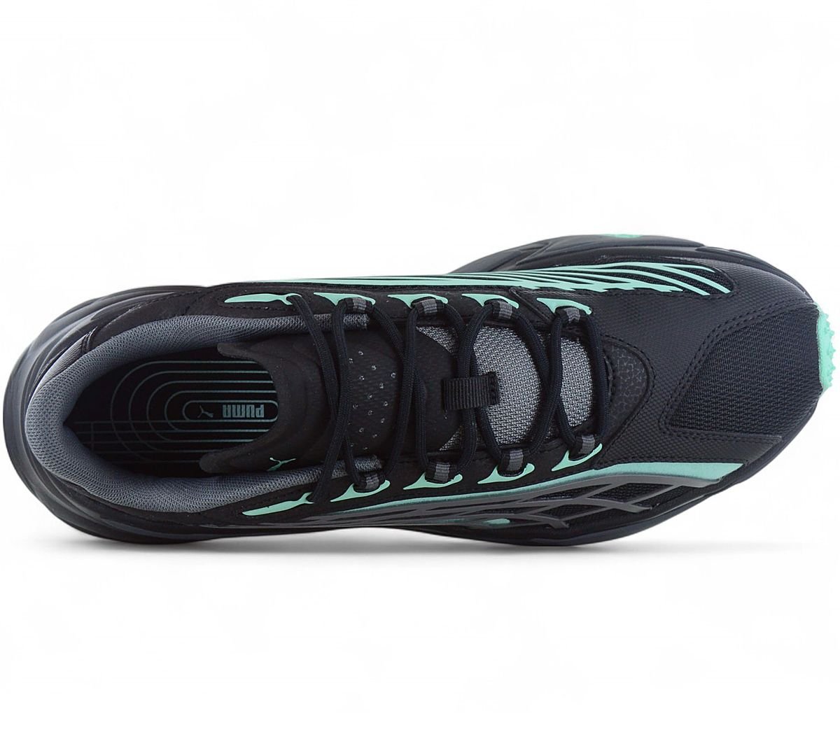 精華 Puma Spirex Raceday - Adidași pentru bărbați, negri 397705-03