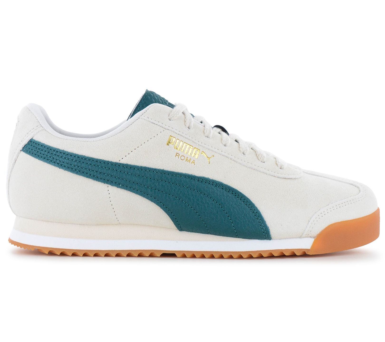 PUMA Roma Suede - Sneakers Schuhe Creme-Weiß 398635-02