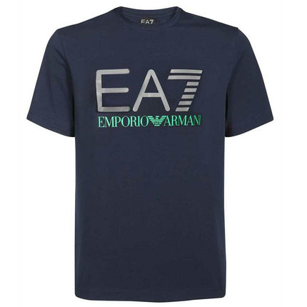 EA7 EMPORIO ARMANI T-Shirt Homme Coton Bleu Marine 3LPT36-PJ5MZ-1554