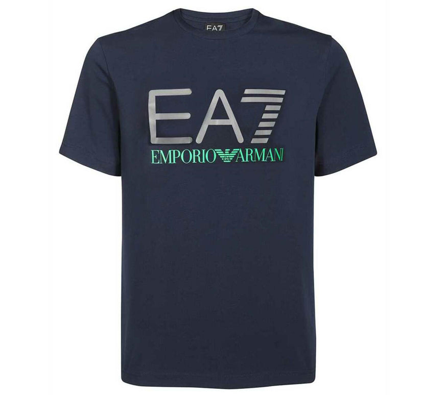 EA7 EMPORIO ARMANI T-Shirt Homme Coton Bleu Marine 3LPT36-PJ5MZ-1554