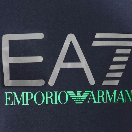 EA7 EMPORIO ARMANI Heren T-shirt Katoen Marineblauw 3LPT36-PJ5MZ-1554