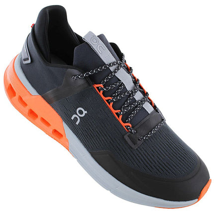 ON Running Cloudnova Flux - Heren Sneakers Cloud Schoenen Zwart-Flame 3MD10260666