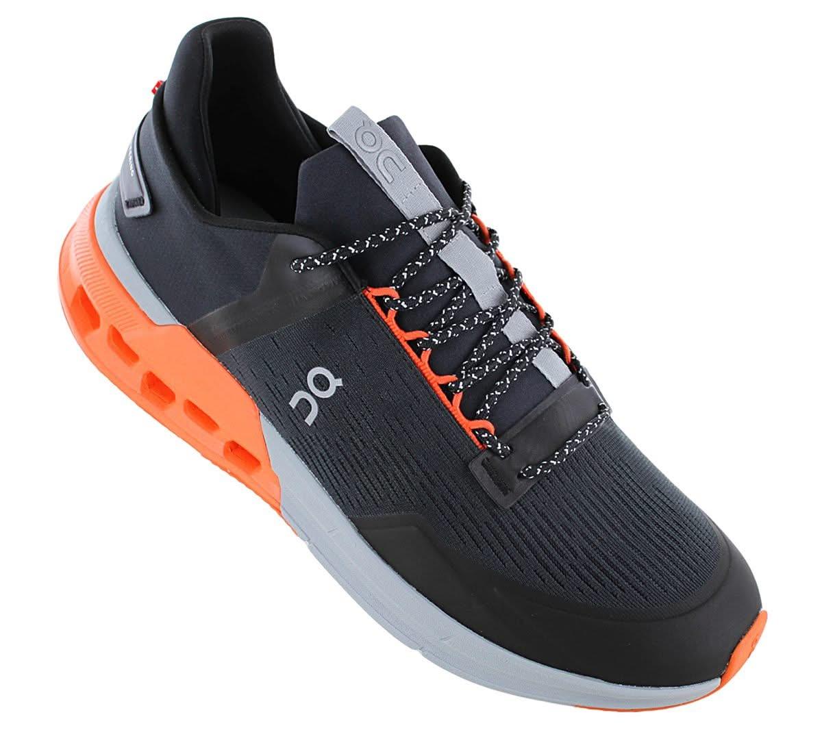 ON Running Cloudnova Flux - Herren Sneakers Cloud Schuhe Black - Flame 3MD10260666 - Brandstyle24