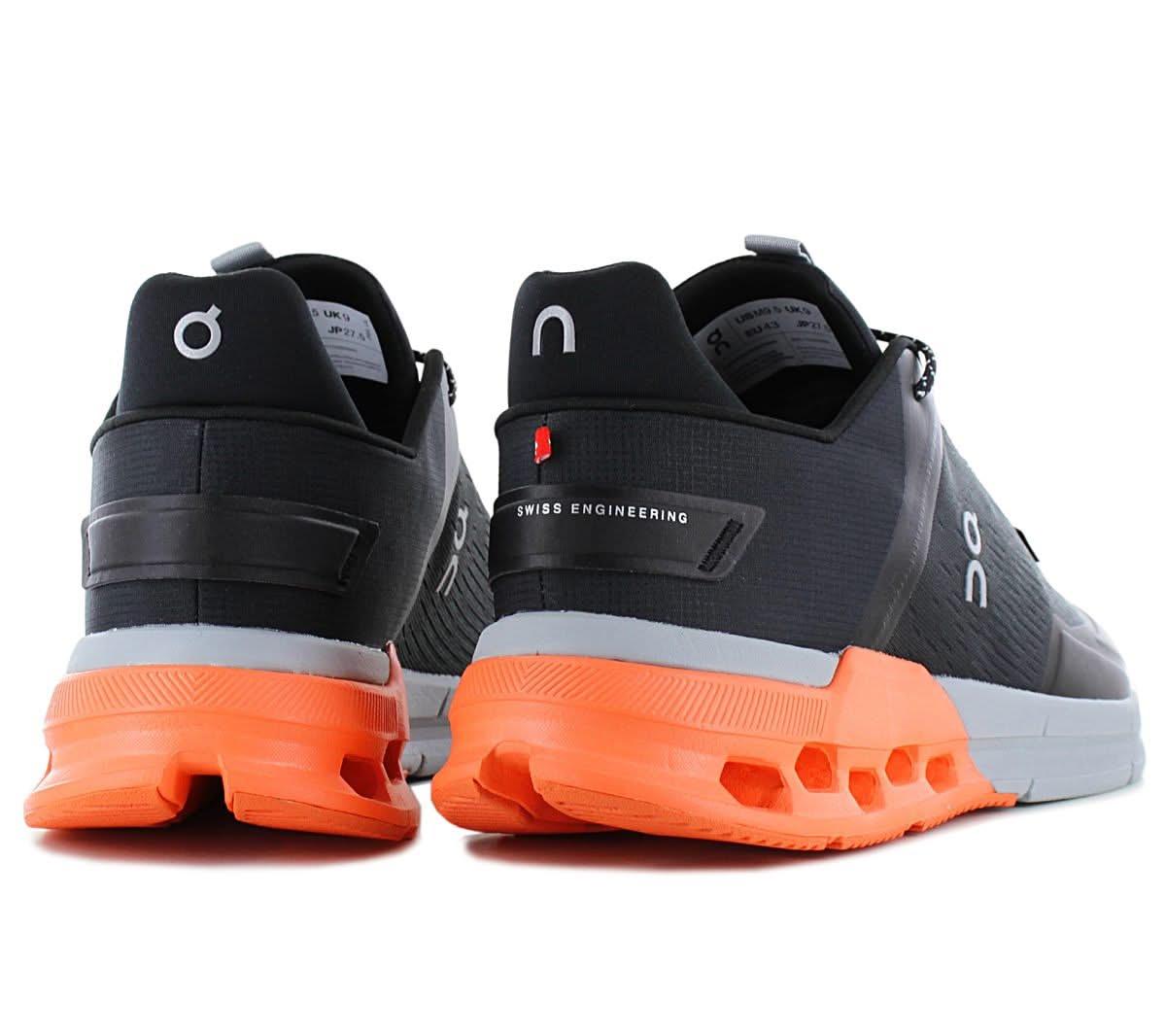 ON Running Cloudnova Flux - Herren Sneakers Cloud Schuhe Black - Flame 3MD10260666 - Brandstyle24